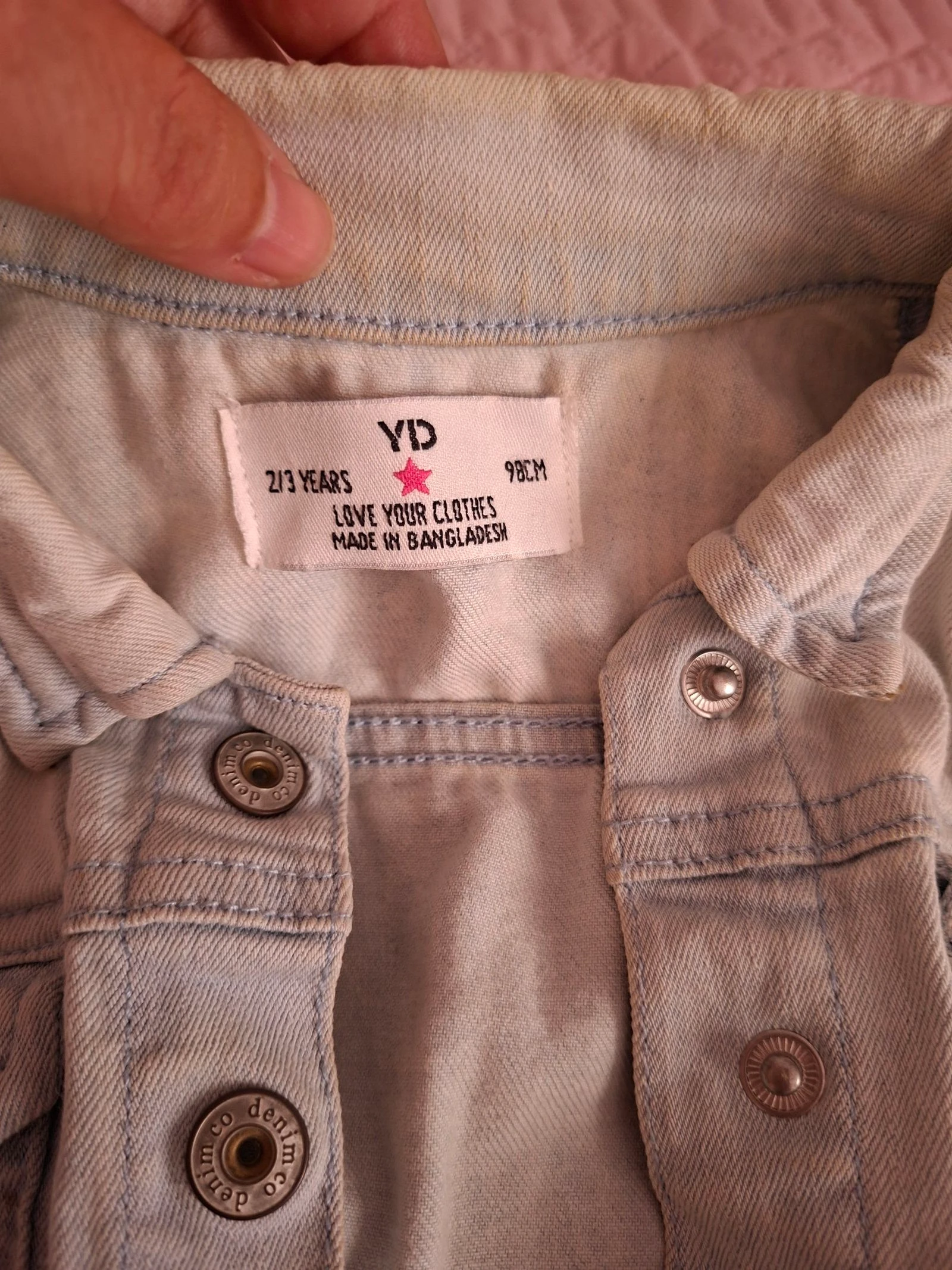 Jaqueta jeans para menina – photo 3